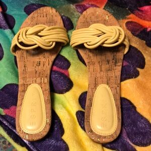 Esprit Women's Tan Slide Sandals